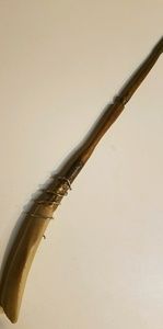 Hand crafted and carved wand